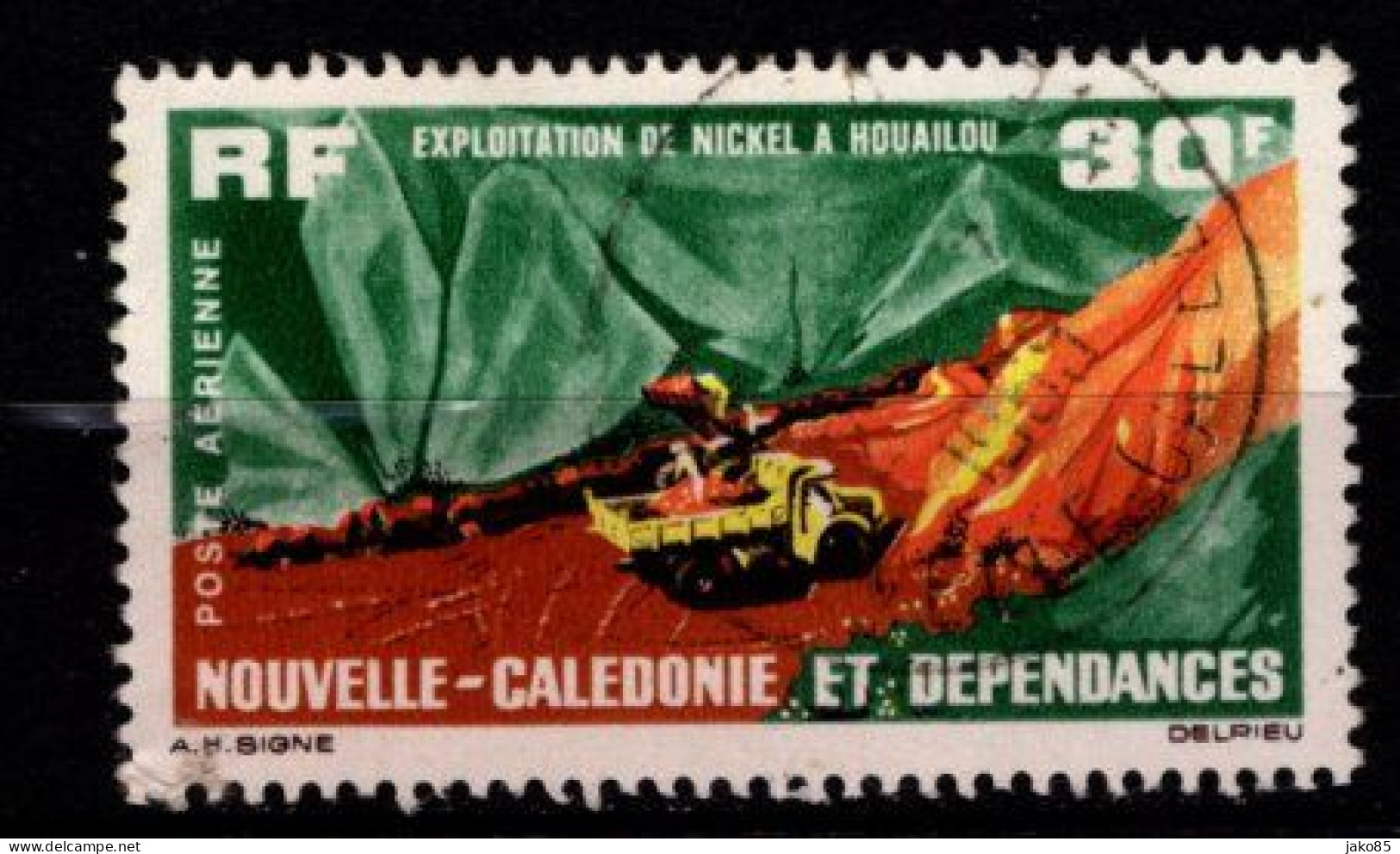 - Nelle Caledonie - 1964 - YT N° PA 74 -  Oblitéré -  Exploitation Nickel - Used Stamps