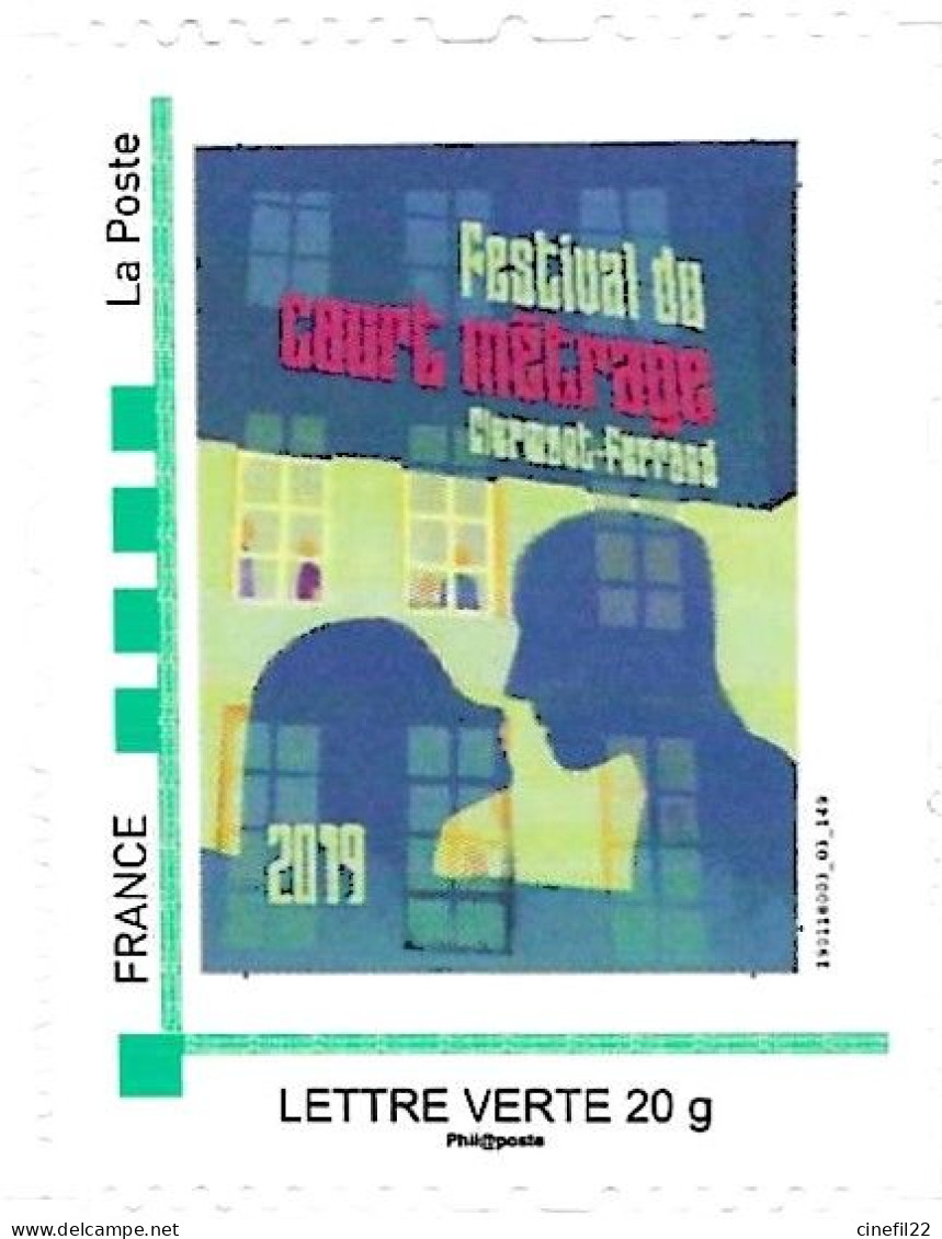 Cinema / Movies - Festival Du Film De Court-Métrage De Clermont-Ferrand, Timbre Personnalisé 2019 (**) - Unused Stamps