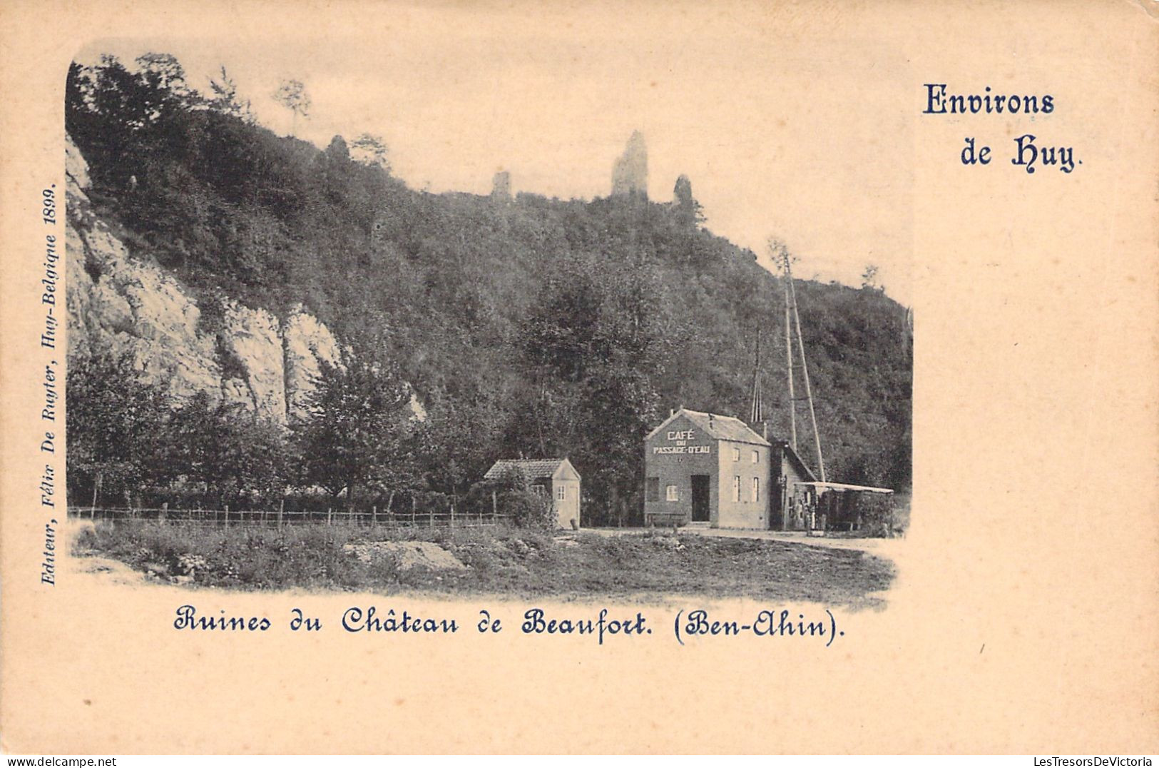 BELGIQUE - Environs De Huy - Ruines Du Chateau De Beaufort - Ben Ahin - Carte Postale Ancienne - Hoei