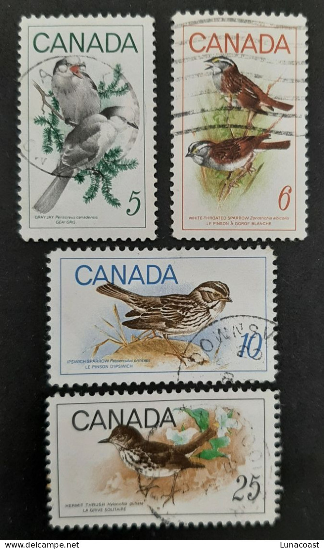 Canada 1969  USED  Sc478-496-497-498,   Birds - Used Stamps