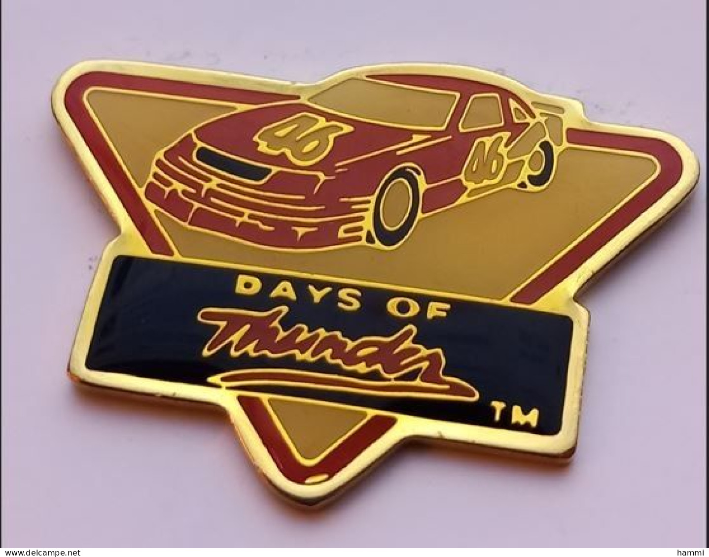 V09 Pin's Jeu Vidéo Rallye Nascar Cinéma Days Of THUNDER FILM Avec Tom Cruise Nicole Kidman Robert Duvall Achat Immédiat - Jeux