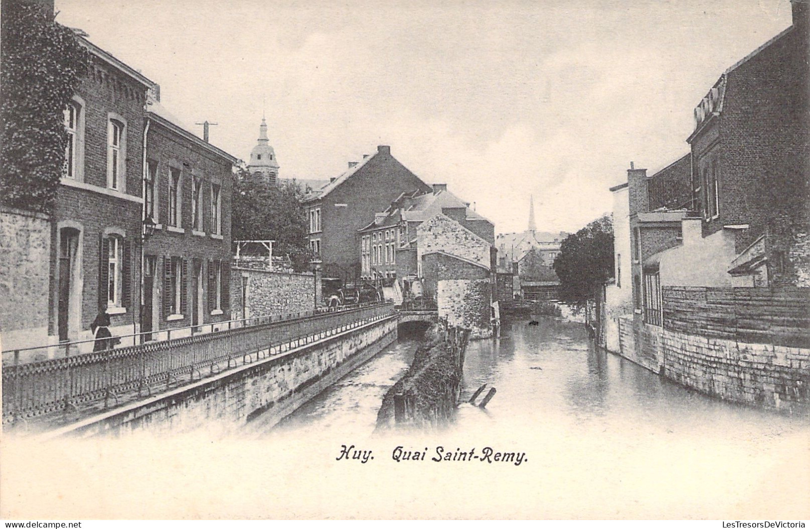 BELGIQUE - Huy - Quai Saint Remy - Carte Postale Ancienne - Hoei