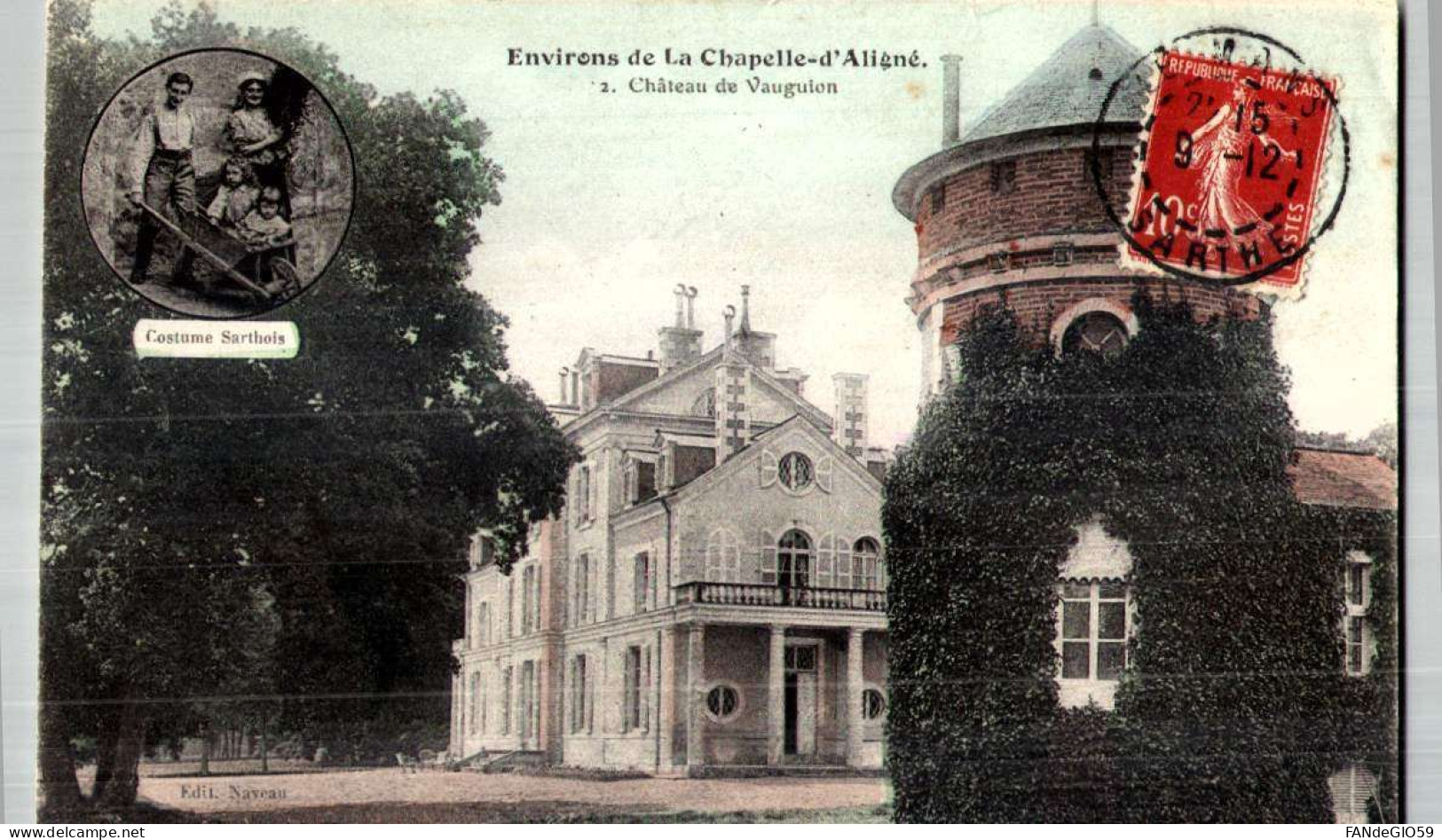 CHATEAU    VAUGUION /// 30 - Châteaux