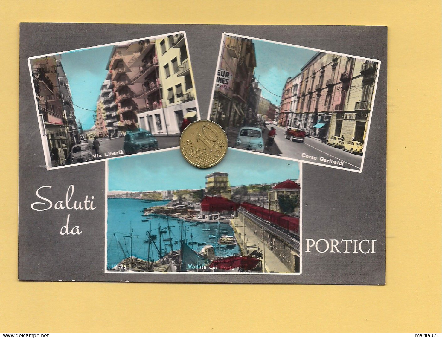 MM3681 Campania PORTICI Napoli 1962 Viaggiata Vedutine - Portici