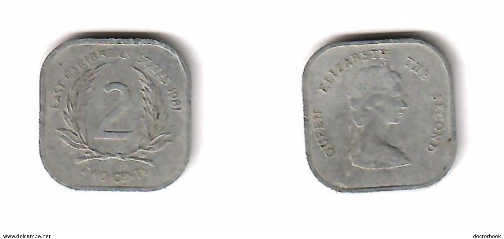 EAST CARIBBEAN STATES   2 CENTS 1981 (KM # 11) #7624 - East Caribbean States