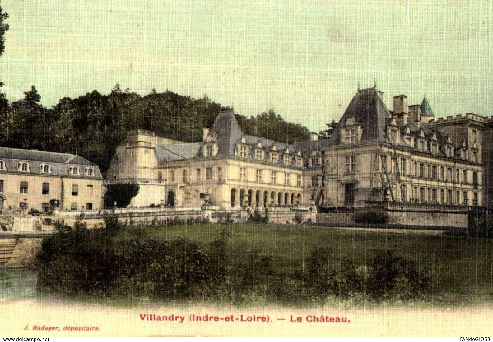 CHATEAU       VILLANDRY   CARTE TOILEE /// 30 - Kastelen