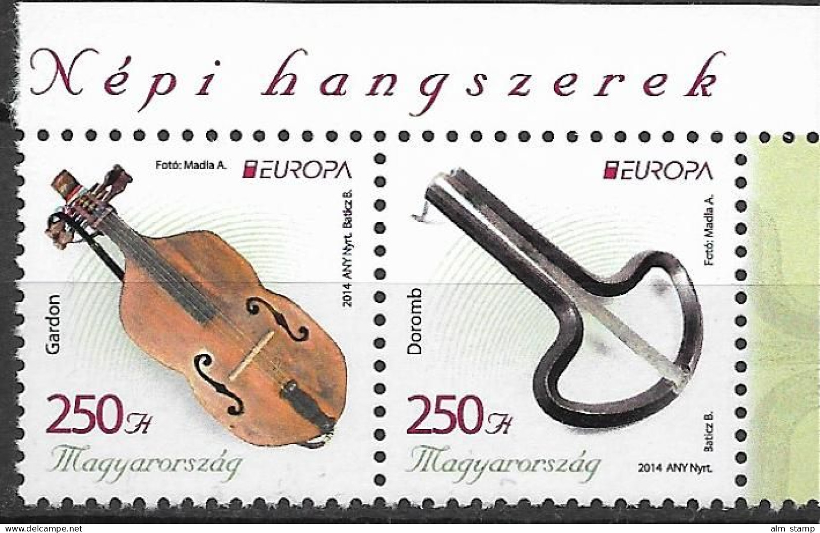 2014 Ungarn Hongrie Mi. 5714-5   **MNH  Europa - 2014