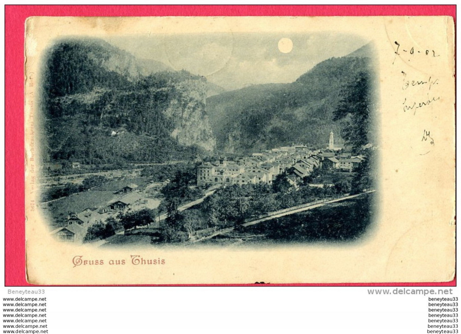 CPA (Ref A286) GRUSS AUS THUSIS (SUISSE) - Thusis