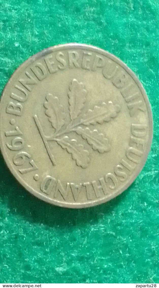 ALMANYA- 1967        10   PFENİG - 1 Pfennig
