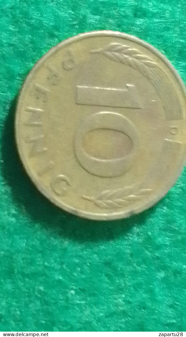 ALMANYA- 1976       10   PFENİG - 1 Pfennig