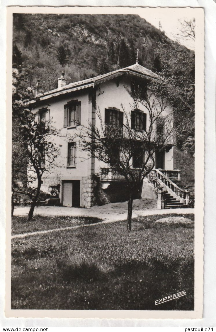 CPSM :  14 X 9  -  ST. JEOIRE  -  " LES  CYCLAMENS "  Home  D'Enfant. Grand Chalet L'été - Saint-Jeoire