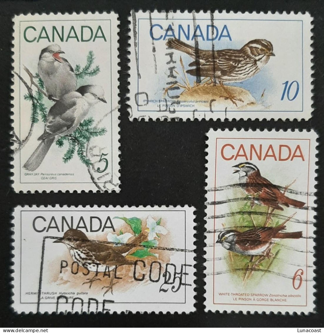 Canada 1972  USED  Sc496-497-498 And 478,   4 X  Birds - Gebraucht