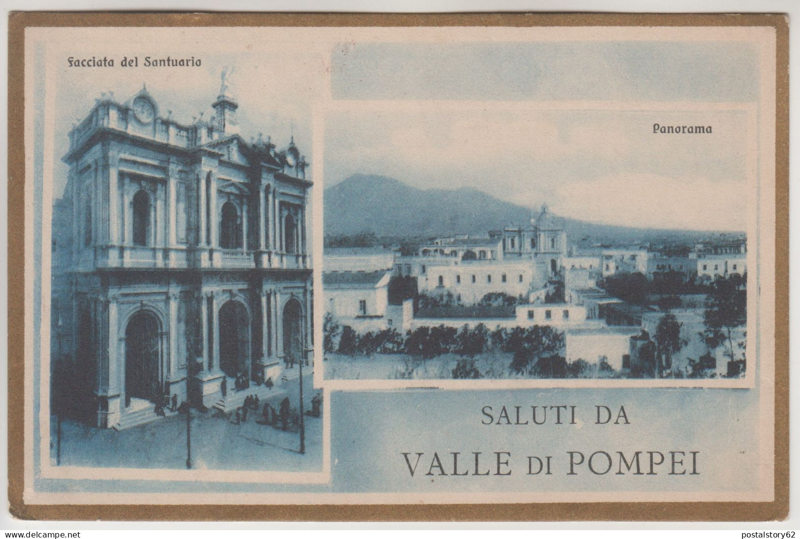 Saluti Da Valle Di Pompei, Cartolina Non Viaggiata - Holy Places