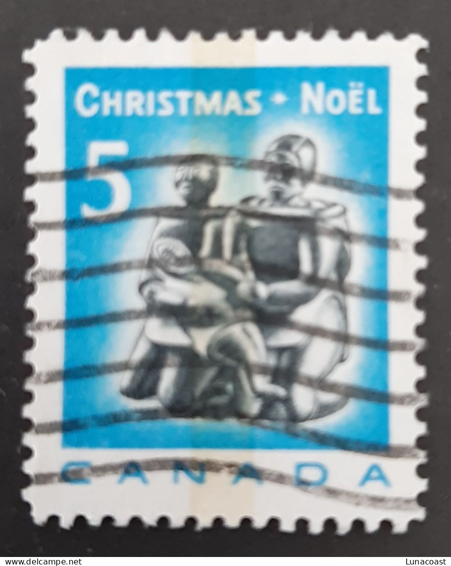 Canada 1965-71  USED  Sc443-488-502-555,   4 X Christmas PHOSPHOR, Tagged W2B/WCB - Gebraucht