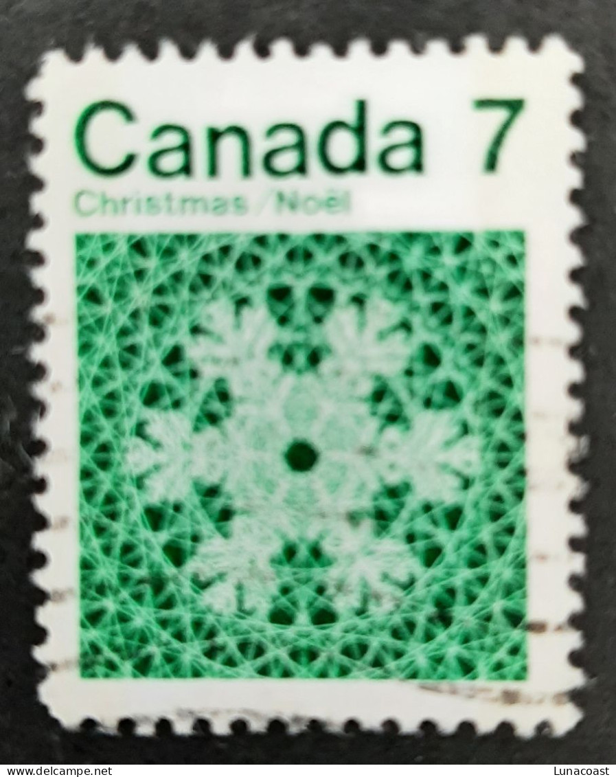 Canada 1965-71  USED  Sc443-488-502-555,   4 X Christmas PHOSPHOR, Tagged W2B/WCB - Used Stamps