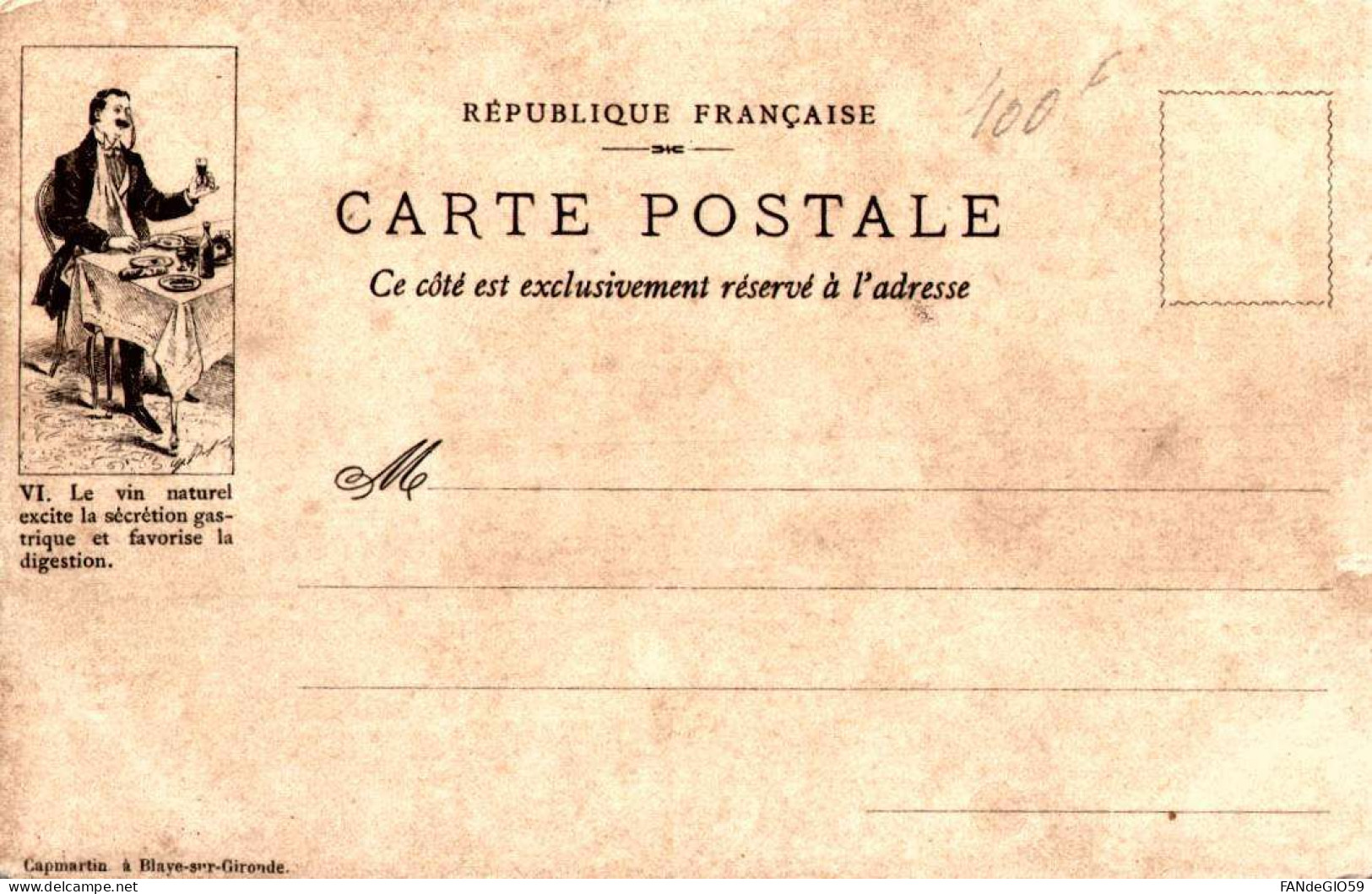 CHATEAU   CARTE POSTALE  / CAPMARTIN  /  CHATEAU DE   FENELON /// 30 - Châteaux