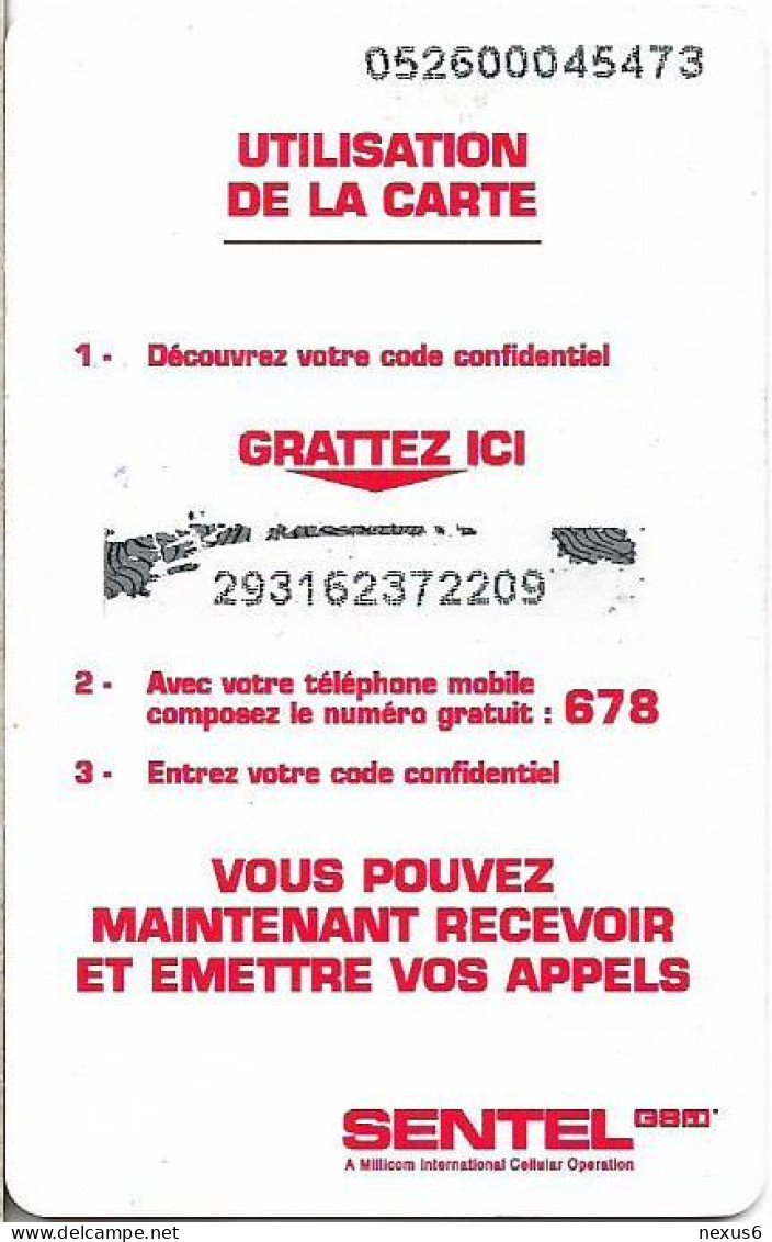 Senegal - Alizé - Vivez Le Meilleur Du Mobile - Woman On Phone, GSM Refill 5.000CFA, Used - Sénégal