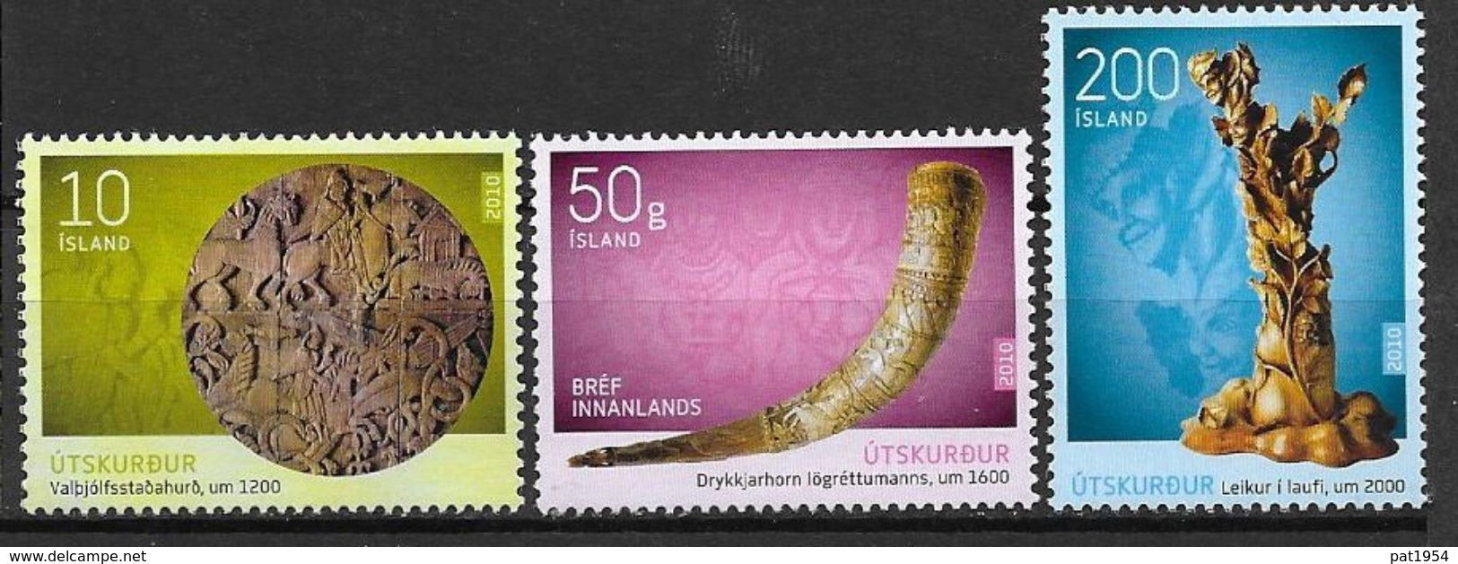 Islande 2010, N°1190/1192 Neufs Sculptures - Unused Stamps