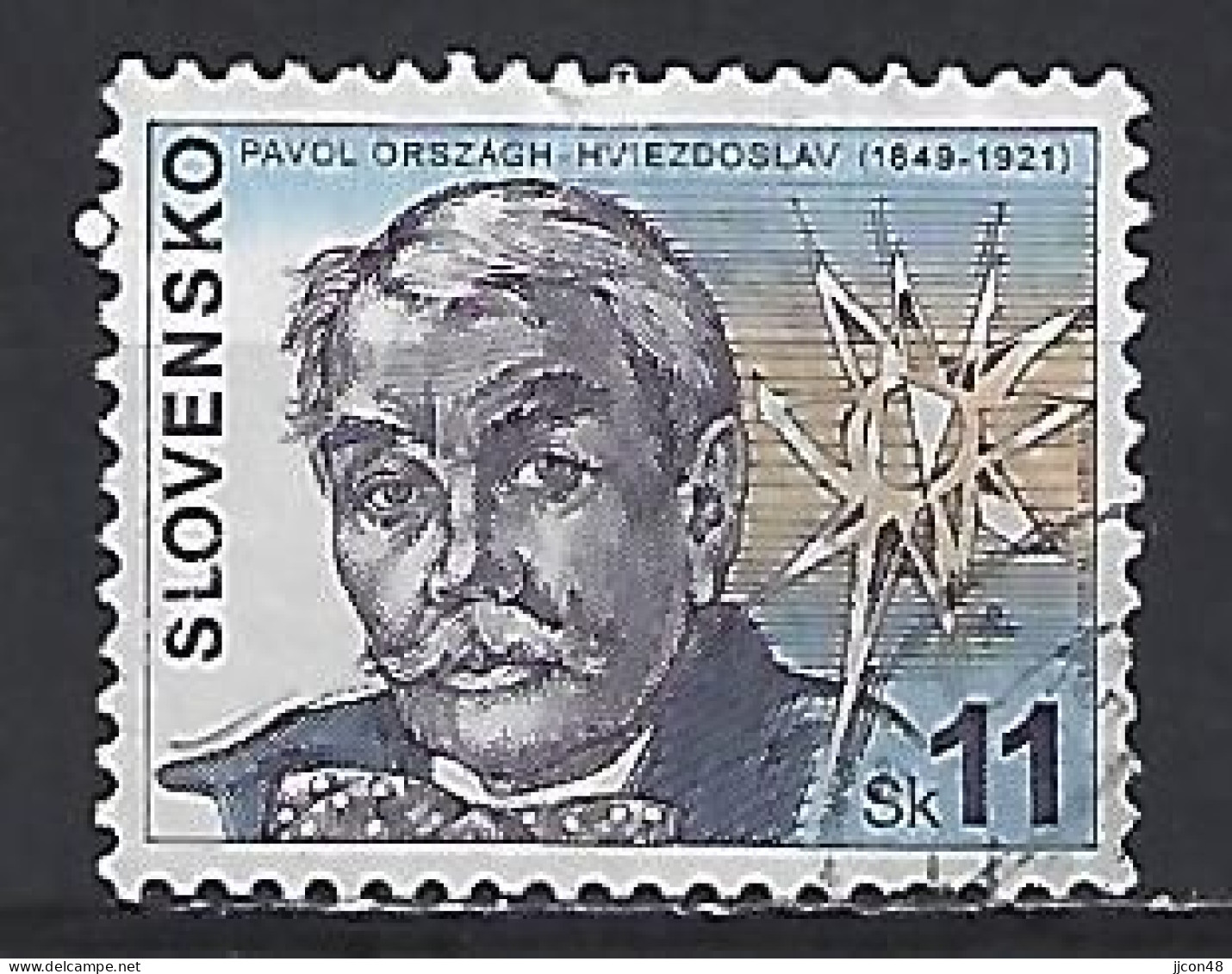 Slovakia 1999  Pavol Orszag-Hviezdoslav (o) Mi.332 - Oblitérés