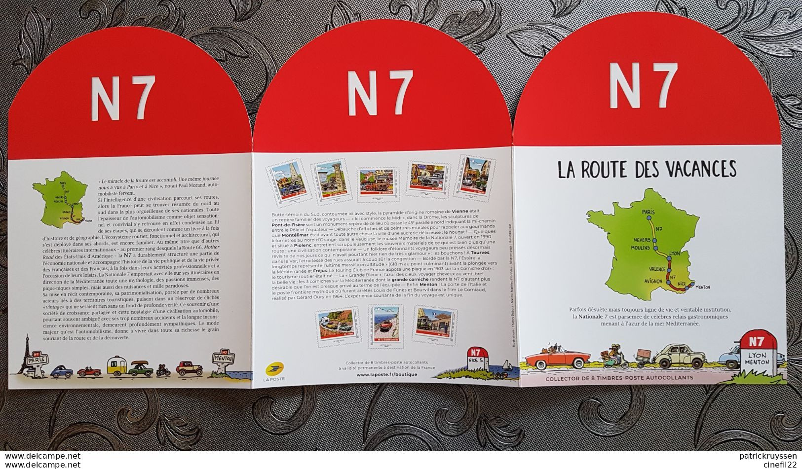 Collector Nationale 7, Route Des Vacances, 8 Timbres Personnalisés, 2021 (**) - Autres & Non Classés
