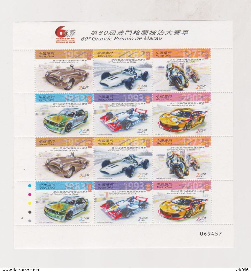 MACAU 2013 Nice Sheet MNH - Blokken & Velletjes