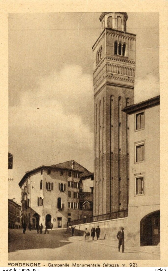 PORDENONE - CAMPANILE MONUMENTALE - F.P. - Pordenone