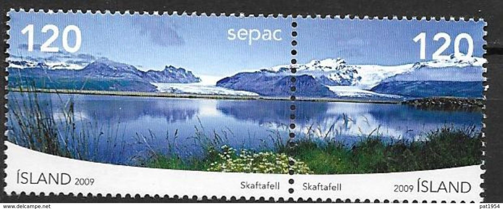 Islande 2009 N°1176/1177 Neufs** SEPAC Paysages Du Vatnajökull - Neufs