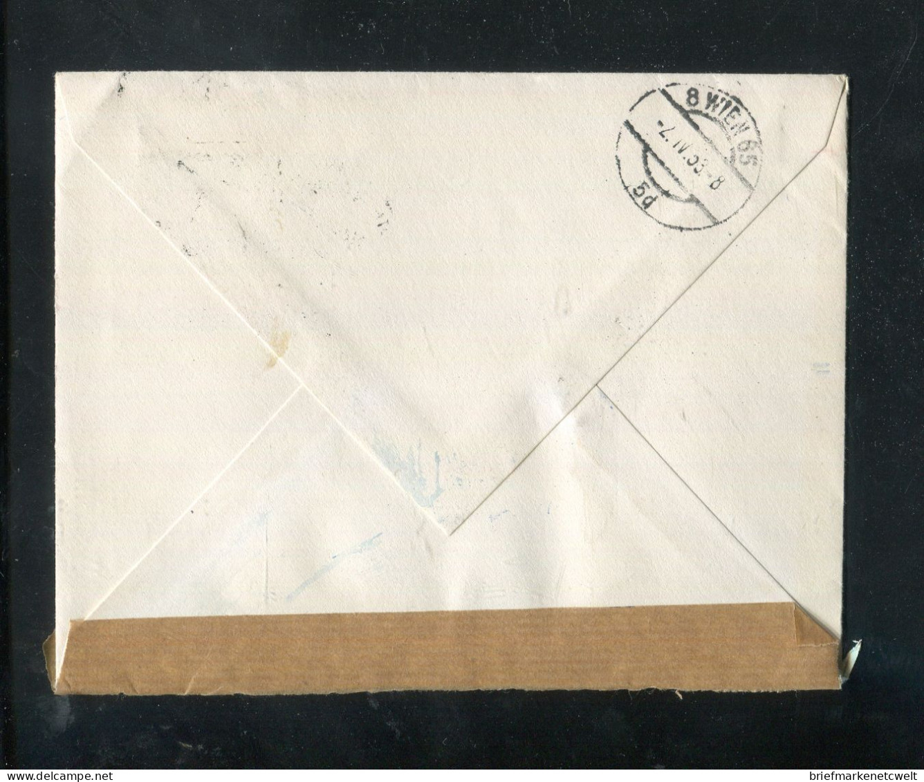 "USA" 1953, Brief Mit "ZENSUR" (Alliierte Zensurstelle) Nach Wien (60048) - Lettres & Documents