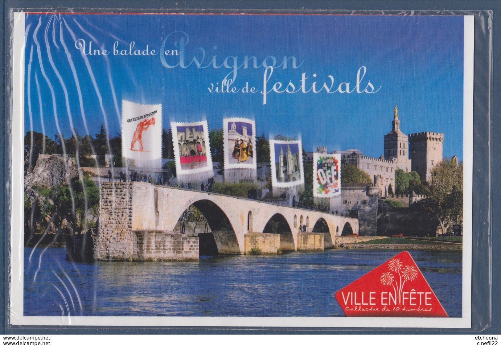 Musique, Théatre, Collector Avignon Ville De Festivals, 10 Timbres Personnalisés, 2012 (**) - Theater