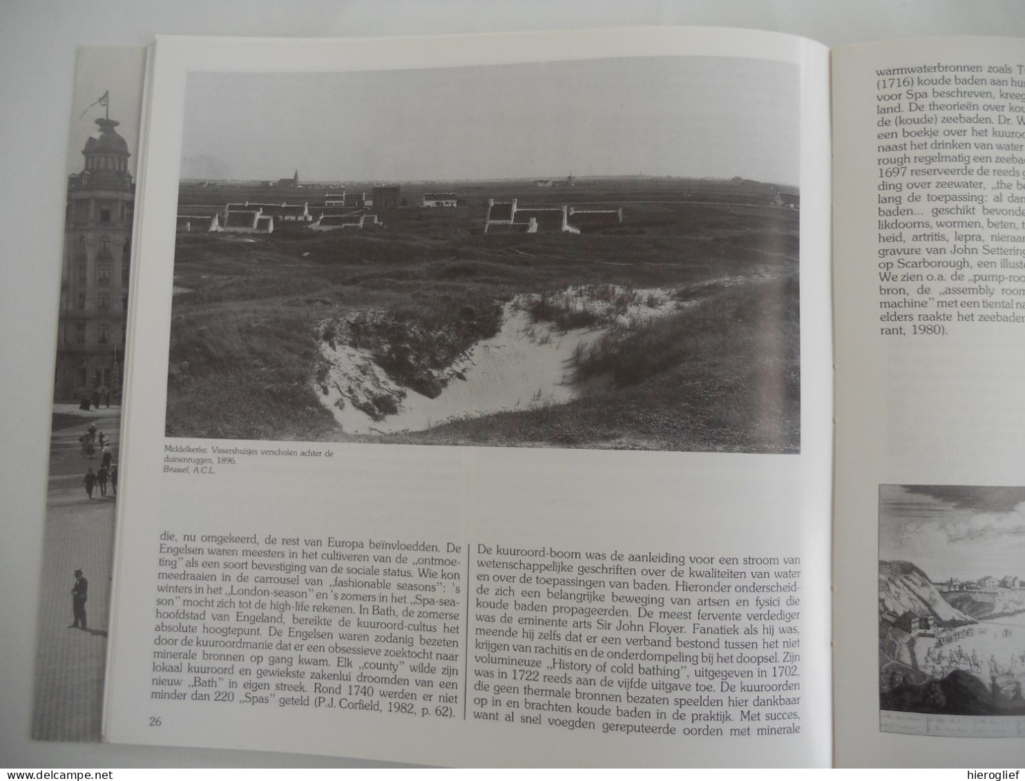 TE  KUST EN TE KUUR Badplaatsen En Kuuroorden In België 16de-20ste Eeuw / 1987 Oostende Spa Brussel Zee Zon Baden - Historia