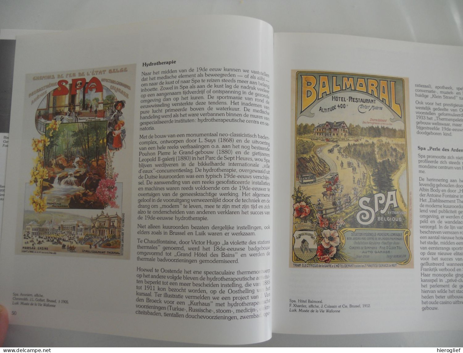 TE  KUST EN TE KUUR badplaatsen en kuuroorden in België 16de-20ste eeuw / 1987 Oostende Spa Brussel zee zon baden