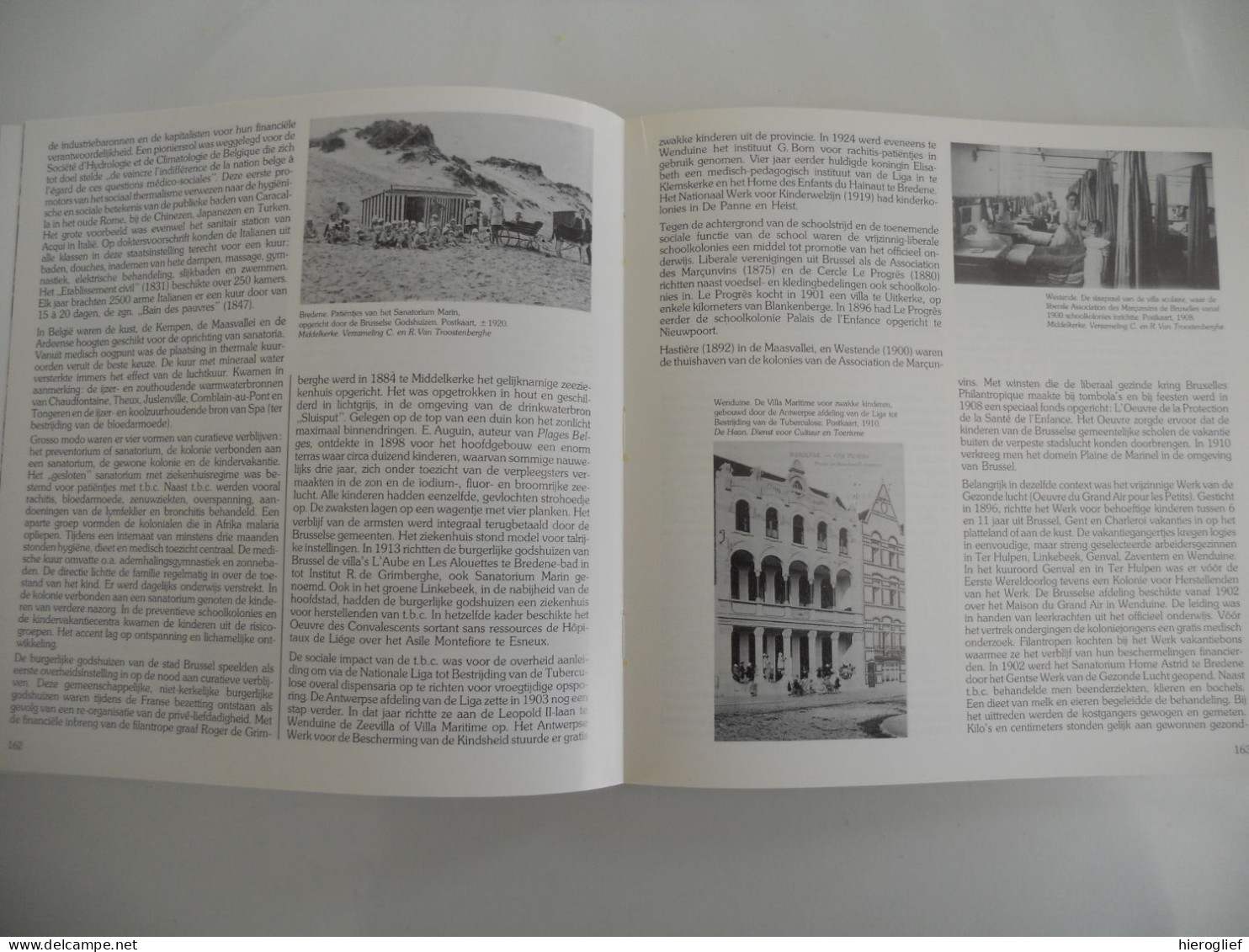 TE  KUST EN TE KUUR badplaatsen en kuuroorden in België 16de-20ste eeuw / 1987 Oostende Spa Brussel zee zon baden