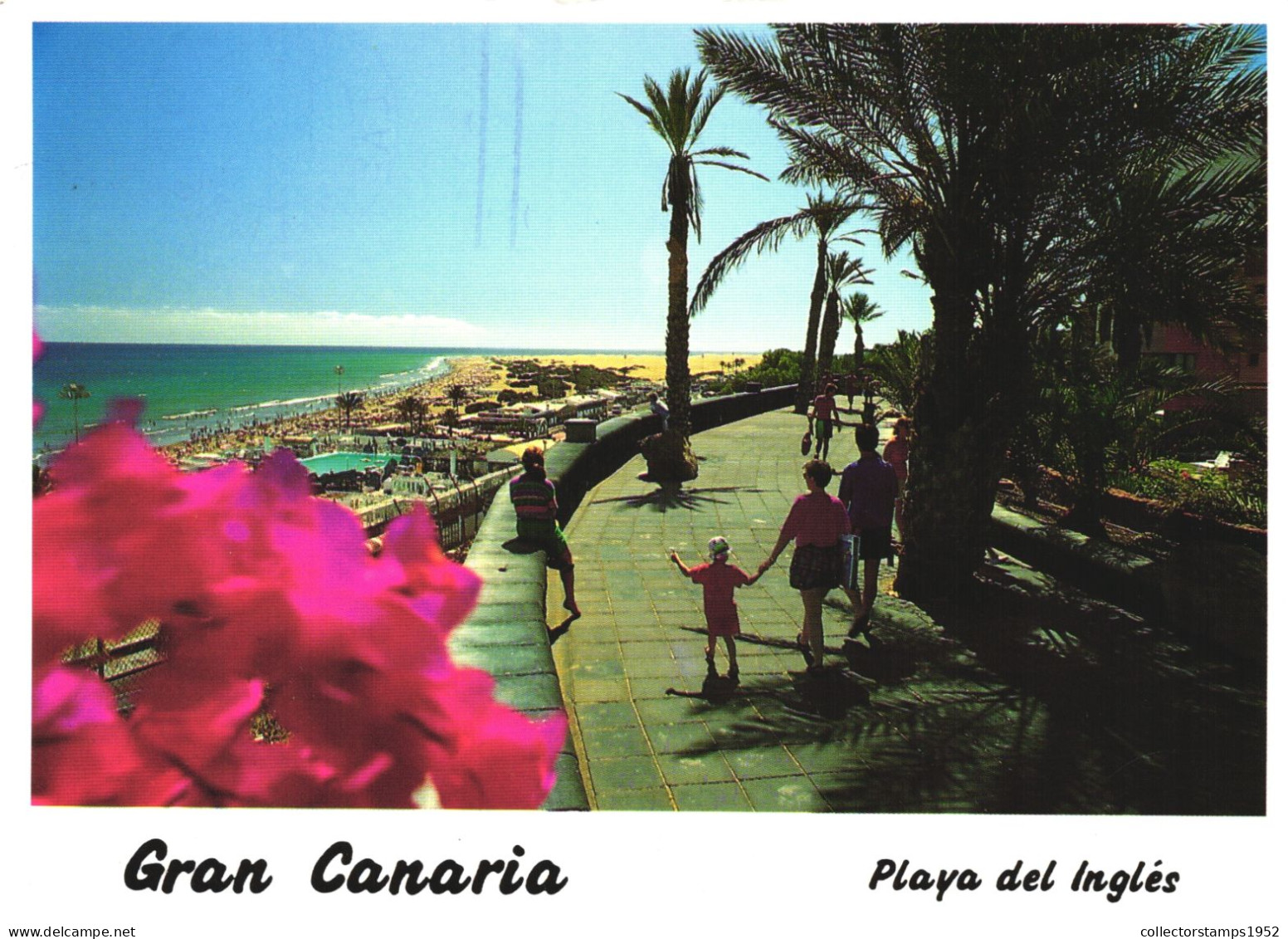 PLAYA DEL INGLES, CANARY ISLANDS, BEACH, RESORT, SPAIN, POSTCARD - Other & Unclassified