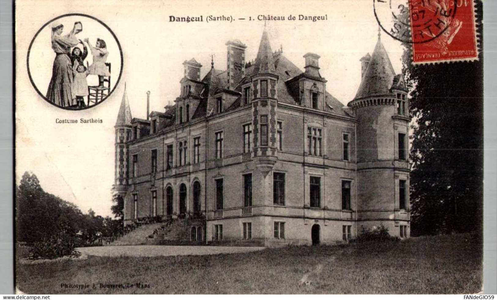 /  CHATEAU  DANGEUL   /// 30 - Châteaux