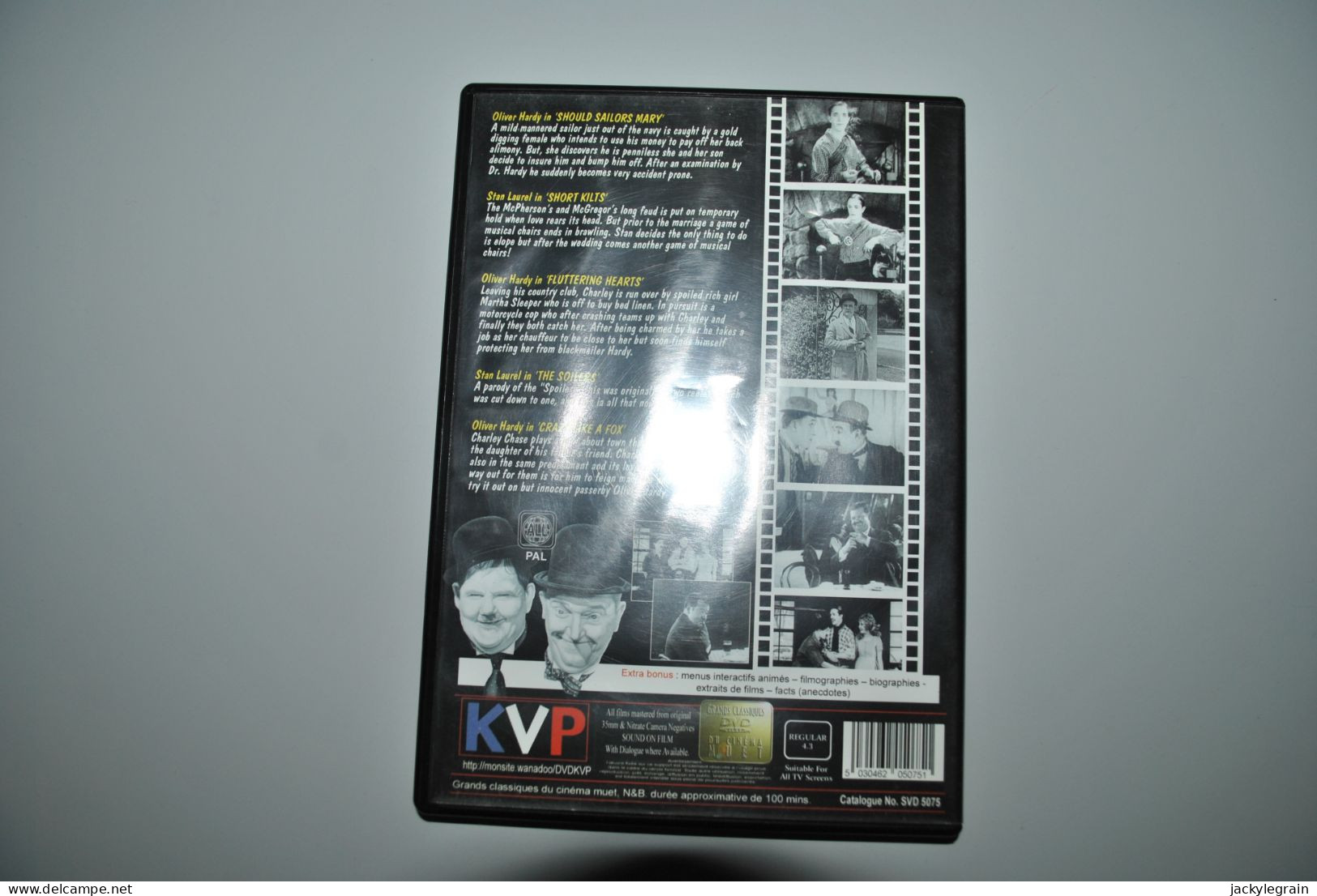 DVD "Laurel/Hardy 5 Courts Métrages"" Bon état VO Vente En Belgique Uniquement Envoi Bpost 3 € - Classiques