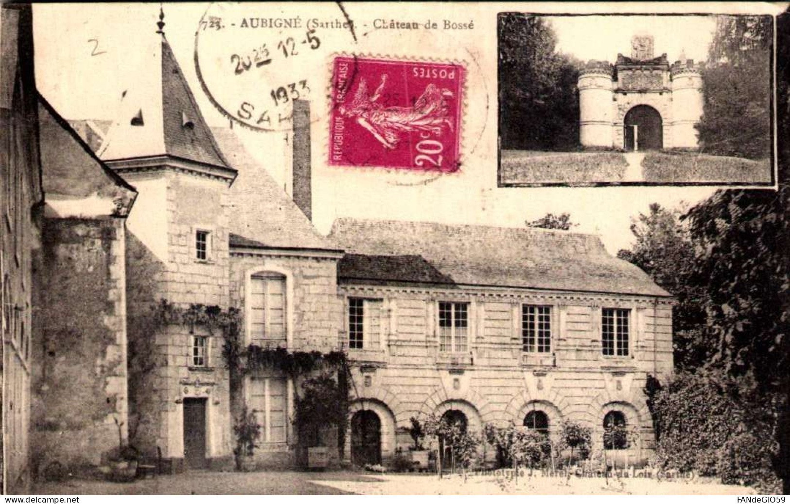 /  CHATEAU   DE   AUBIGNE     /// 30 - Castillos