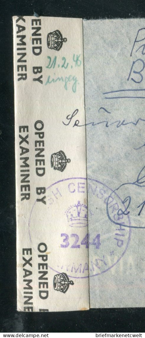 "ARGENTINIEN" 1948, Brief Mit "ZENSUR" (OPENED BY EXAMINER) Nach Deutschland (60054) - Storia Postale
