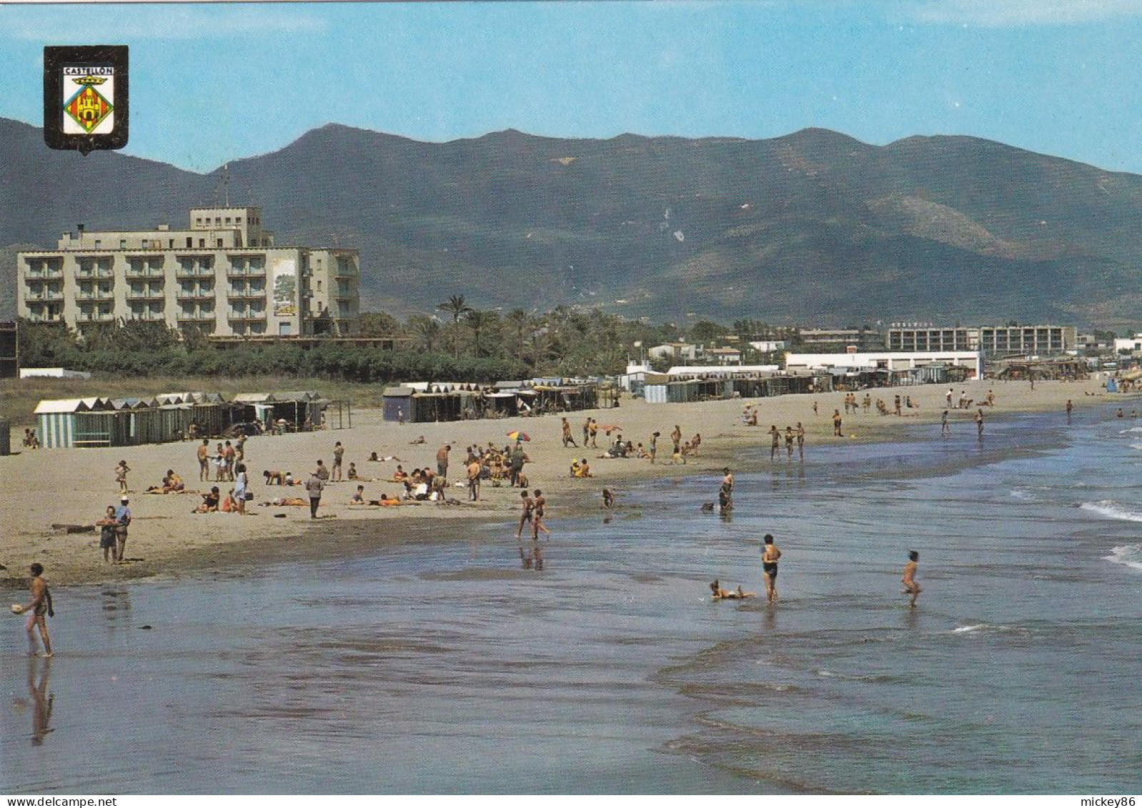 Espagne -- CASTELLON DE LA PLANA  -- La Plage  (animée) - Castellón