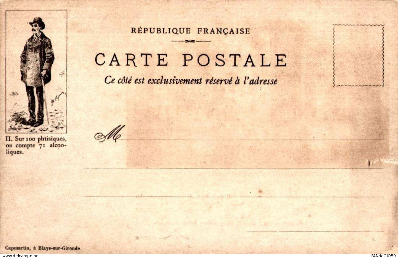 CARTE POSTALE CAPMARTIN  / CHATEAU  GUILLAUME   /// 30 - Kastelen