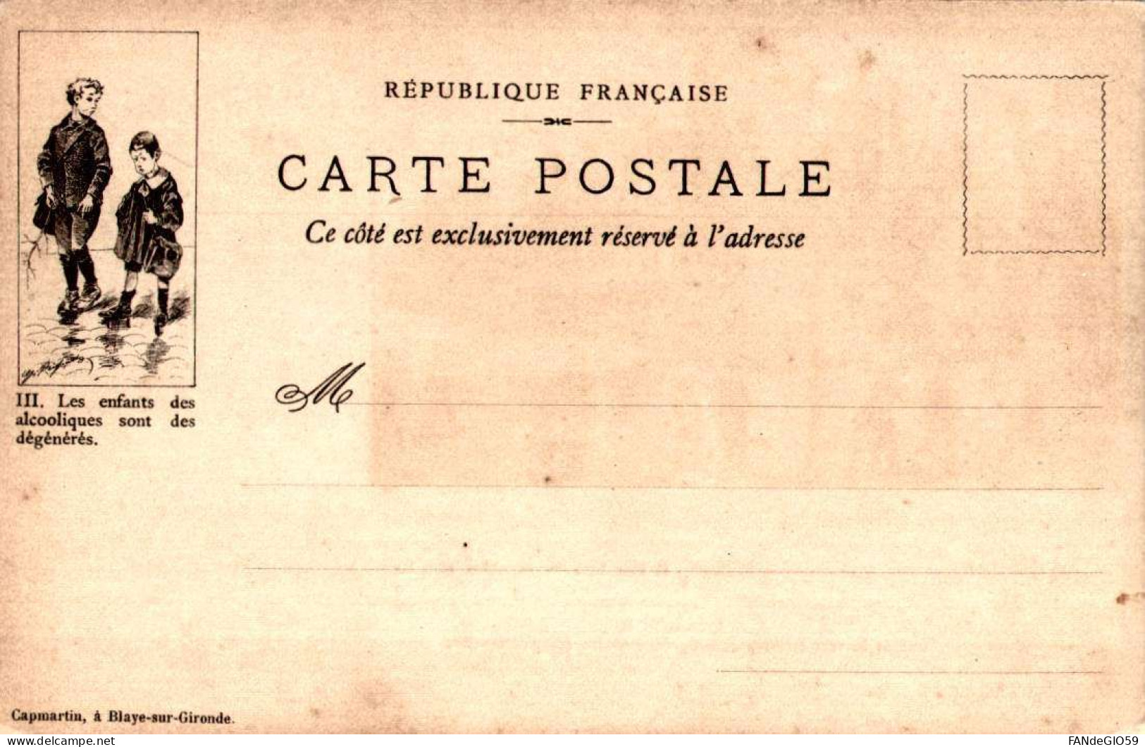 CARTE POSTALE CAPMARTIN  / CHATEAU   D  EU /// 30 - Castelli