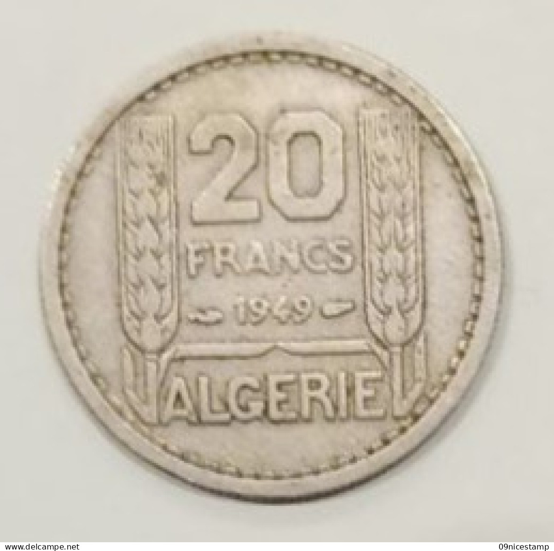 Algeria, Year 1949, Used; 20 Franc - Argelia