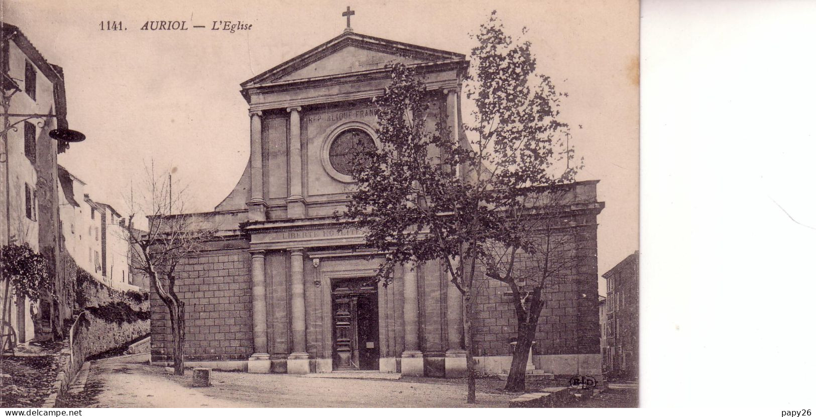Cpa Auriol L'église - Auriol