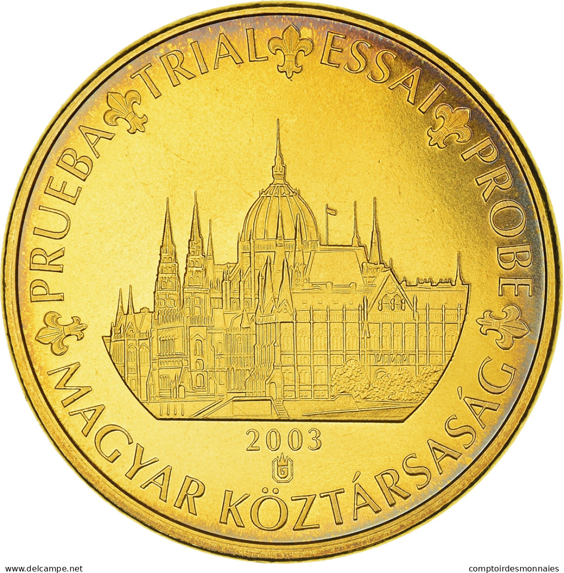 Hongrie, Fantasy Euro Patterns, 10 Euro Cent, 2003, FDC, Cuivre - Pruebas Privadas