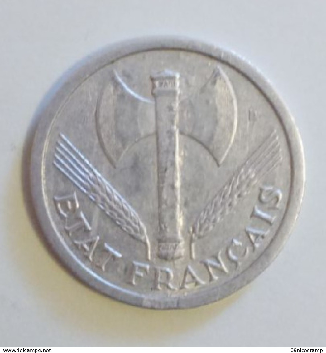 France, Year 1943, Used; 2 Franc - 2 Francs