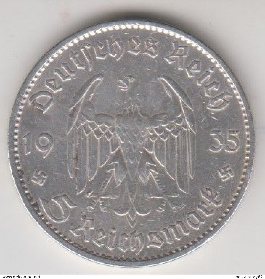 5 Reichsmark 1935 Argento - Chiesa Di Potsdam - - 5 Reichsmark