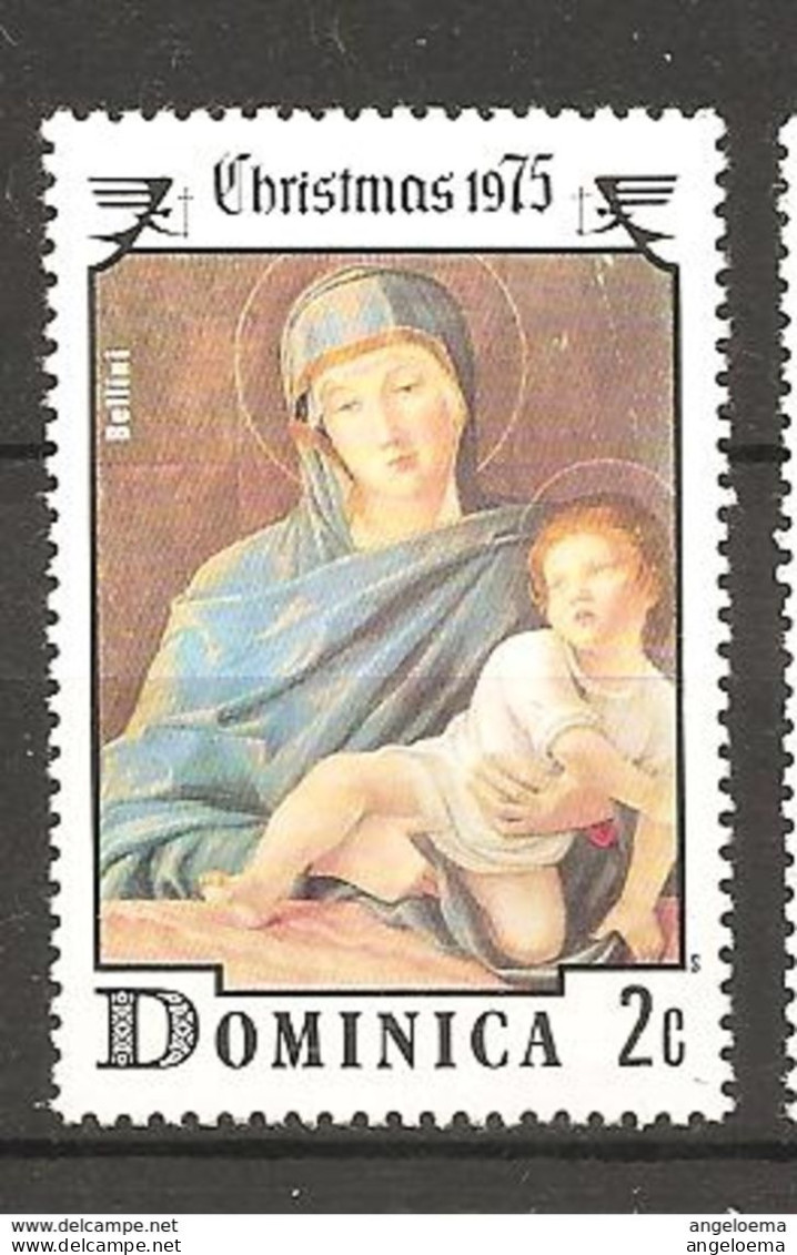 DOMINICA - 1975 GIOVANNI BELLINI Madonna Con Bambino (Accademia Carrara, Bergamo) Nuovo** MNH - Madones