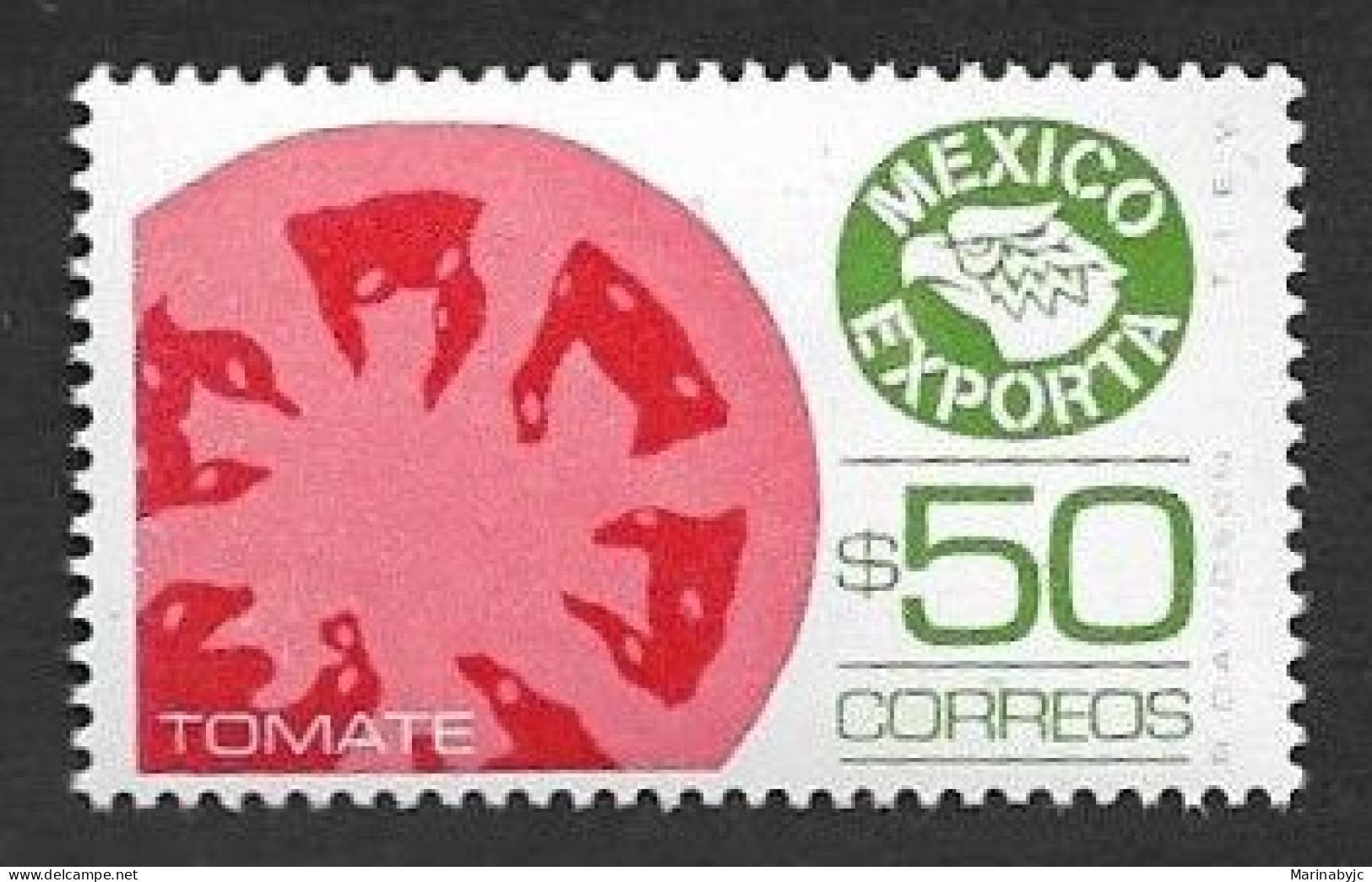 SD)1975 MEXICO  FROM THE MEXICO EXPORT SERIES, TOMATOES 50P SCT 1493, MNH - Mexico