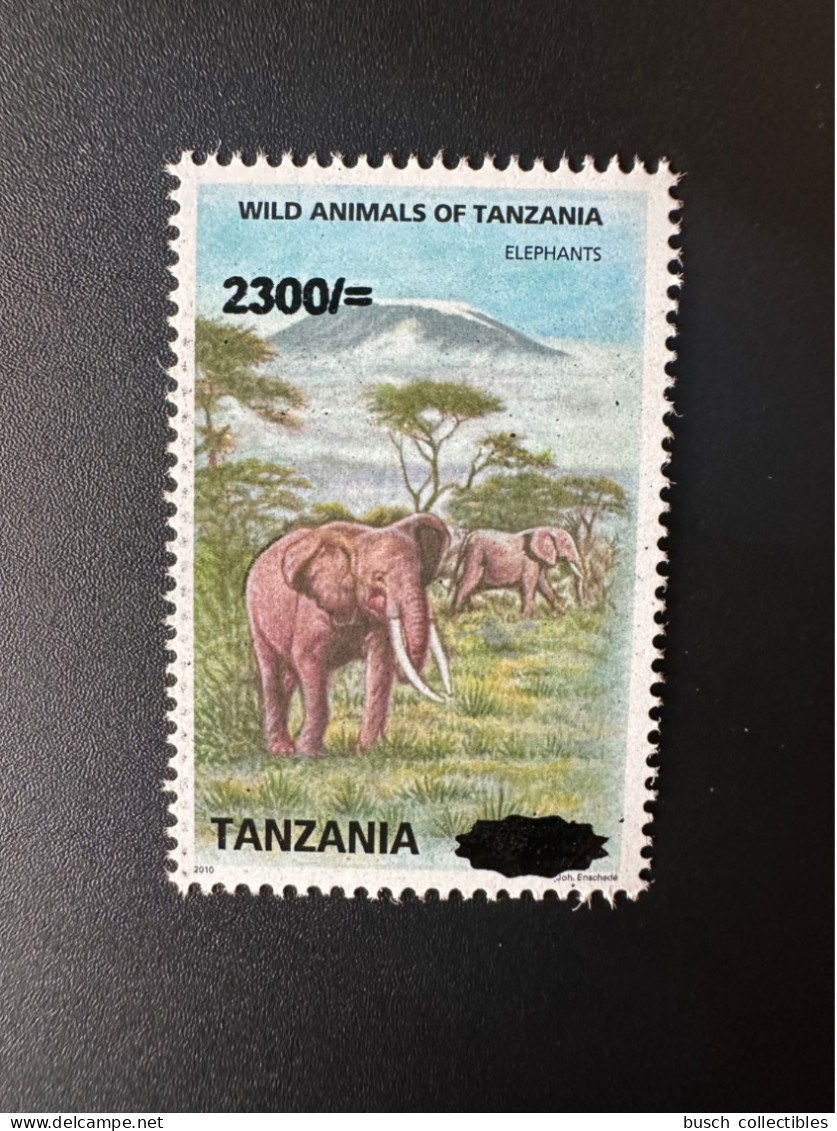 Tanzania Tanzanie Tansania 2020 Mi. 5458 Surchargé Overprint Wild Animals Elephants Elefanten Faune Faune - Elefanti