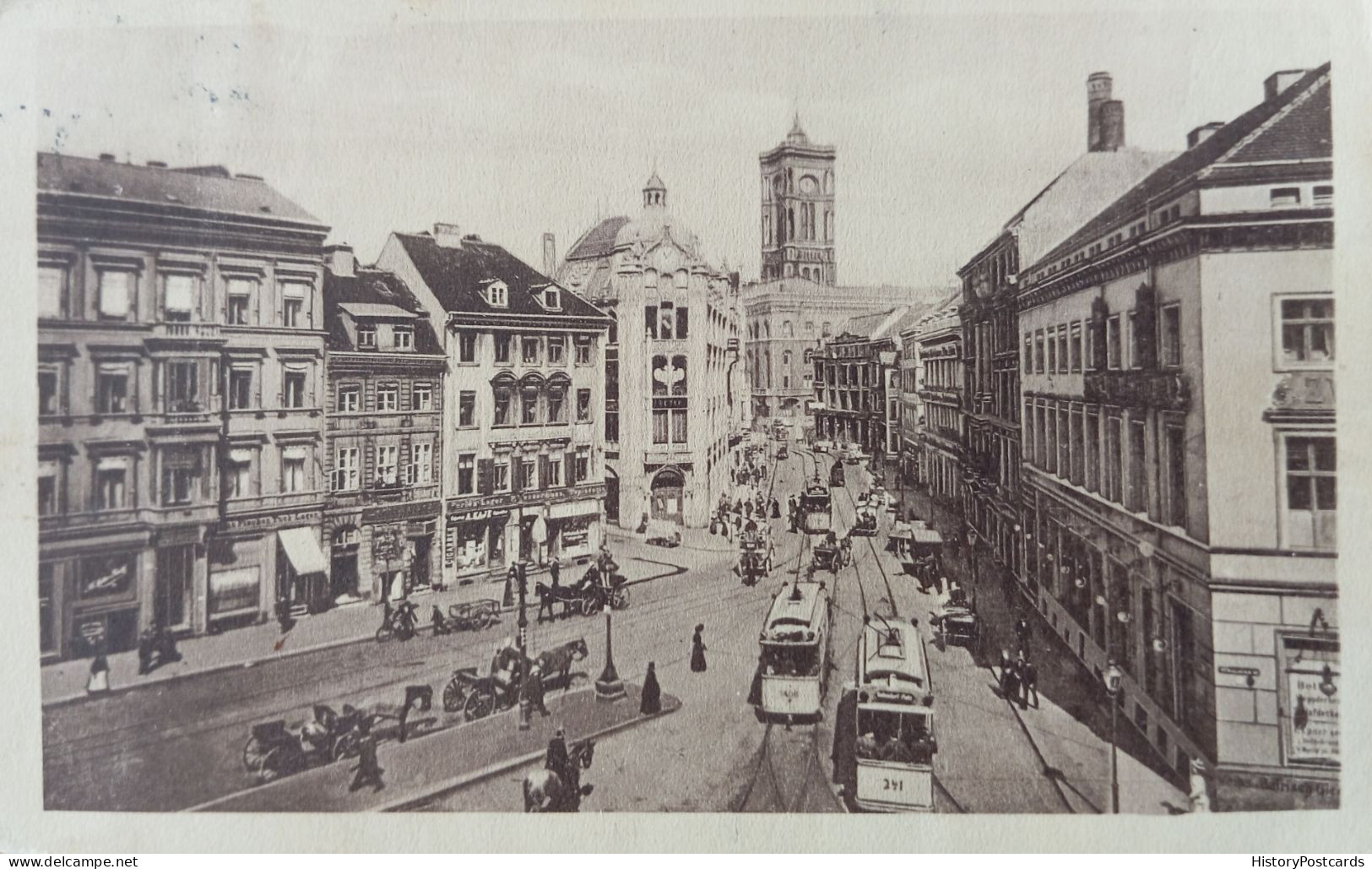 Berlin, Molkenmarkt Und Spandauer Straße, Strassenbahn, Ca. 1920 - Other & Unclassified