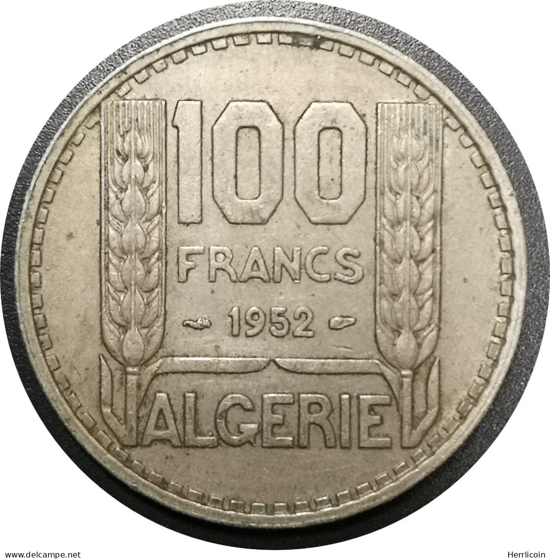 Monnaie Algérie - 1952 - 100 Francs Turin - Algérie